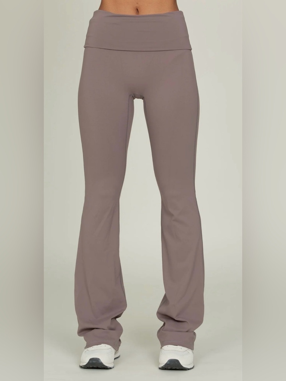 Goldhinge Ash Essential Foldover Flare Pant